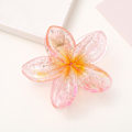 Miniatyrbild 2 av 3: Simulerad Bauhinia Blomma Hästsvans Klämma Glansig Halkfri Blomma Formade Hårklämmor Spännen