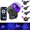Miniatyrbilde 2 av 5: UV Svart Lys Ultraviolett DJ Diskokule Scene Flomlys Svartlys for Glow Party Halloween Jul Dans Bar Fluorescerende Plakat 1 PCS EU plug
