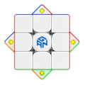 Miniatyrbilde 1 av 5: GAN 356 ICarry 3x3 Magnetisk Magisk Terning 3x3x3 Magneter Smart Hastighet Puslespill GAN TERNING Hjernespill GAN 356 I Carry Utdannende Leke