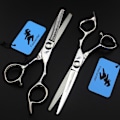 Miniatyrbild 5 av 5: 6.0 tum japanska Mizutani frisörsaxar barbersaxar platta saxar luggsaxar tunningssaxar Tooth scissors