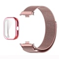 Miniatyrbilde 1 av 6: Metallreim for Xiaomi Redmi Watch 4 med TPU-etui skjermbeskytter myk film erstatning Milanese magnetisk sløyfe armbånd Redmi Watch 4 4
