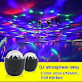 Miniatyrbilde 2 av 5: Discolys Partylys Dj-belysning Discokule Lys Mini Partylys Strobelys Scene Par Lys Mini Disco Dj Scenelys