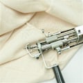Miniatyrbilde 5 av 5: Tufting-stoff med gule markerte linjer Teppetufting-stoff for teppe-tufting 50CM*50CM