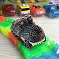 Miniatyrbilde 2 av 5: Dinosaurbane for biler for de fleste baner Lysende racerbane C