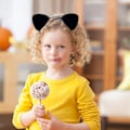 Miniatyrbilde 5 av 5: Kattøre Hodebånd, Alice Katt Hårbøyle Dyr Hodebånd Mote Hårbånd Egnet for Maskerade, Halloween