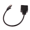 Pikkukuva 5 / 5: Ethernet-jakaja RJ45 1 uros - 2 naaras LAN Ethernet-kaapeli 31cm