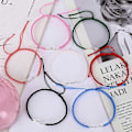 Miniatyrbillede 3 af 5: 2x Figur 8 for Infinity Kærligheds Matchende Armbånd Justerbart Flettet Reb til Par