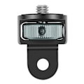 Pikkukuva 2 / 5: SS45181-A1 Alumiiniseos 1/4 tuuman ruuvijalusta-adapteri Insta360 Gopro DJI:lle, 360 astetta pyörivä Multicolor Black Titanium
