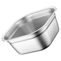 Miniatyrbilde 3 av 5: Rustfri Stål Blandebolle Metallbasseng Fruktvaskebolle Grønnsaksvaskebolle Salatbolle