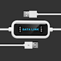 Miniatyrbillede 2 af 5: Bærbar USB PC til PC Overførselskabel Online Del Synkroniser Link Net Direkt Data Fil Overførsel Bro