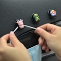 Miniatyrbillede 3 af 5: 7 Pak Mini Bilkrog til Maske, Søde Bilkrog til Bilstreg, 