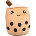 Miniatyrbilde 1 av 5: Plush Boblete Plush Boba Melkete Plushie Pute Søt Stuffet Plush Leke Gave til Barn (Brun, 35cm/13.7inch)