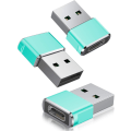 Miniatyrbild 1 av 5: 3-pack USB C-adapter, Typ C hona till USB A hane laddningskabelkonverter för Apple Watch Ultra iWatch Series 8 7 9, iPhone 11 13 14 16 Plus Max Pro
