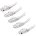 Pikkukuva 1 / 7: 5-pakkaus 10 Gbps:n Snagless lyhyt Cat6 Ethernet-kaapeli (Cat6-kaapeli, Cat 6 -kaapeli)