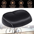 Miniatyrbillede 3 af 5: Næsefri, komfortabel bred cykelsadel med memory foam polstret cuz