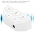 Miniatyrbild 3 av 3: Headset Adapter Controller Ljudadapter Hörlurskonverterare för Xbox One Trådlös Gamepad Vit