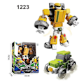 Miniatyrbillede 4 af 5: Transformer Bilrobot Mecha Super Change God of War Tank Flyvemaskine Model Tegneserie Legetøj Puslespil Børn Drenge Farmer cart