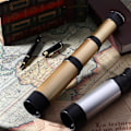Miniatyrbillede 4 af 6: 2 stk. Monokulære Teleskoper, Legetøj Håndholdte Legetøj Monokulær Pirat Spyglass til Børn Gaver Piratfest Favors