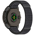 Miniatyrbilde 1 av 4: Remm for Garmin Fenix 8 43mm/ Garmin Fenix 7S/ 6S Klokkerem Nylon Justerbar Håndleddsreim Grey