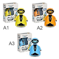 Miniatyrbillede 2 af 4: Magisk Pen Legetøj Induktiv Robot Model Børnegave - Følg Enhver Tegnet Linje yellow
