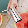 Miniatyrbillede 5 af 5: Vandmelon Puncher Skærer Melonåbner Juicing Tilbehør Holdbare Køkkenredskaber Melonskærer Vandmelon Kernefjerner til Køkken Gadget