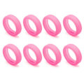 Pikkukuva 2 / 5: Matkalaukkujen pyöränsuojukset Silikoniset äänettömät suojukset useimpien 8 pyörivän pyörän matkalaukkuihin Glow green 8pcs