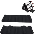 Miniatyrbilde 1 av 5: 2 stk. Kjøleskap Flaskeholder Flaskeholder Stablematte Silikon Vinstativ Ølmatte Flaskeholder Sammenleggbar Flaskeholder Flaskehylle Kjøleskap Oppbevaring