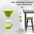 Miniatyrbillede 6 af 7: Sand Timer, Timeglas til børn, Timeglas-sæt, Farvede sandtimere, Visuel timer, Sandtimer til børn, Timeglas-timer, Assistent til tidsstyring