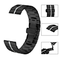 Miniatyrbilde 5 av 5: Remme for Garmin Forerunner 255 i rustfritt stål med spenne Black Silver