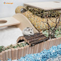 Miniatyrbilde 2 av 5: Trebro for marsvin - Hamster Mus Stige Bro