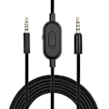 Miniatyrbilde 1 av 5: Erstatningskabel for GPRO X G233 G433 Hodetelefon Flettet Lydkabelledning Black
