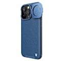 Pikkukuva 1 / 5: NILLKIN CamShield Prop iPhone 15 Pro Max -kotelo Kameran Peite PU-nahka+PC+TPU Magneettinen Puhelimen Kotelo Multicolor Style A