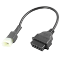 Miniatyrbilde 5 av 5: OBD2 til 4-pinners diagnostisk adapterkabel motorsykkel feildeteksjonsdeler passer for motorsykler eller lignende