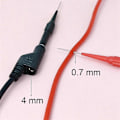 Miniatyrbillede 5 af 5: Multimeter Bananstik til Alligator Klemme Testprobe, Bananstik til Bananstik Kabel 4 stk Testprobe Pins