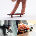 Miniatyrbilde 2 av 5: 12 stk Fingerboard Skum Grip Tape - Limt Fingerboard Skum Tape I Svart, Sklisikker Skum Grip Tape For Fingerboards, 110 X 38 X 1 Mm