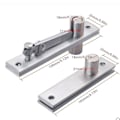 Pikkukuva 2 / 5: Ovipivotti, 2 kpl 360 asteen kierto piilotetut oviakselipivotti (130 x 25 mm) AGI