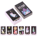 Pikkukuva 1 / 5: The Weird Cat Tarot -korttipakka Oraakkeli Kortti Ennustaminen Arvontapakka yksi koko