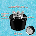 Miniatyrbild 3 av 5: 6-pack 3 Storlekar Pool Vinterförslutningsplugg för Poolhål, Expansionspluggar för Ovanjordspool Skimmer - I lager