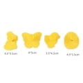 Miniatyrbilde 2 av 6: 4 stk kakeformer påskekanin kakeformer 3D-formet kanin kylling egg sommerfugl kake pregeformer DIY bakeverktøy