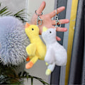 Pikkukuva 2 / 5: Joutsen Plushi Avaimenperä Söpö Makaa Joutsen Plushilelu Riippuva Koriste Piirretty Täytetty Eläin Nuken Pari Avaimenperä Charm Reppu Koriste Syntymäpäivälahja White