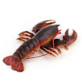 Miniatyrbillede 4 af 5: Hav Livagtig Hummer Fisk Statue Model Figur Til Hus Værelse Bordplade Dekoreret 1 stk