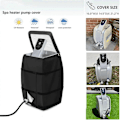 Miniatyrbilde 5 av 5: Boblebad Spa Varme Pumpe Deksel med Transparent PVC Toppvindu, Vanntett Oppblåsbar Boblebad Pumpe C