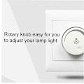 Miniatyrbild 3 av 5: Rotationsdimmerknapp 250v Styrenhet LED-lampa Dimmerströmbrytare Lampa Belysningstillbehör