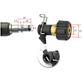Pikkukuva 2 / 5: Painepesurin sovitin, M22 14mm 2320 PSI painepesurin sovitin, musta kulta, #C
