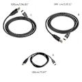 Miniatyrbillede 3 af 5: IEEE 1394 6-Pin Han til USB-kabel Overfør data mellem USB og lydkort 4.5 meters