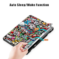 Miniatyrbillede 5 af 5: Læder Smart Tablet Etui Til Lenovo Tab M10 10.1 3. Gen Graffiti