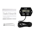 Miniatyrbillede 7 af 9: Motorcykel 2/4-takts Motor Tachotimer Timer Meter LCD Skærm Vandafvisende Bil Motor Båd Motorcykel Digital Tacho