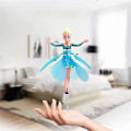 Miniatyrbild 2 av 2: LED Magic Flygande Fe Prinsessa Dock Remote Control Flygande Leksak USB Laddning För Barn Presenter Hög Kvalitet MTS Ice Queen