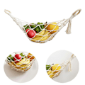 Miniatyrbild 4 av 5: Macrame-hängmatta för frukt och grönsaker - Extra förvaring under skåp, husvagn, båt