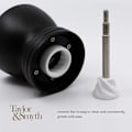 Miniatyrbilde 6 av 7: Håndkvern for kaffe, manuell, justerbar grovhet, keramisk kvern - Kaffebeankvern - Bærbar kaffekvern - Kompakt design for hjemmet, kontoret